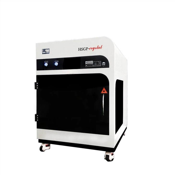 Τρισδιάστατο κρυστάλλινο λέιζερ κάτω από την επιφάνεια της μηχανής χαρακτικής